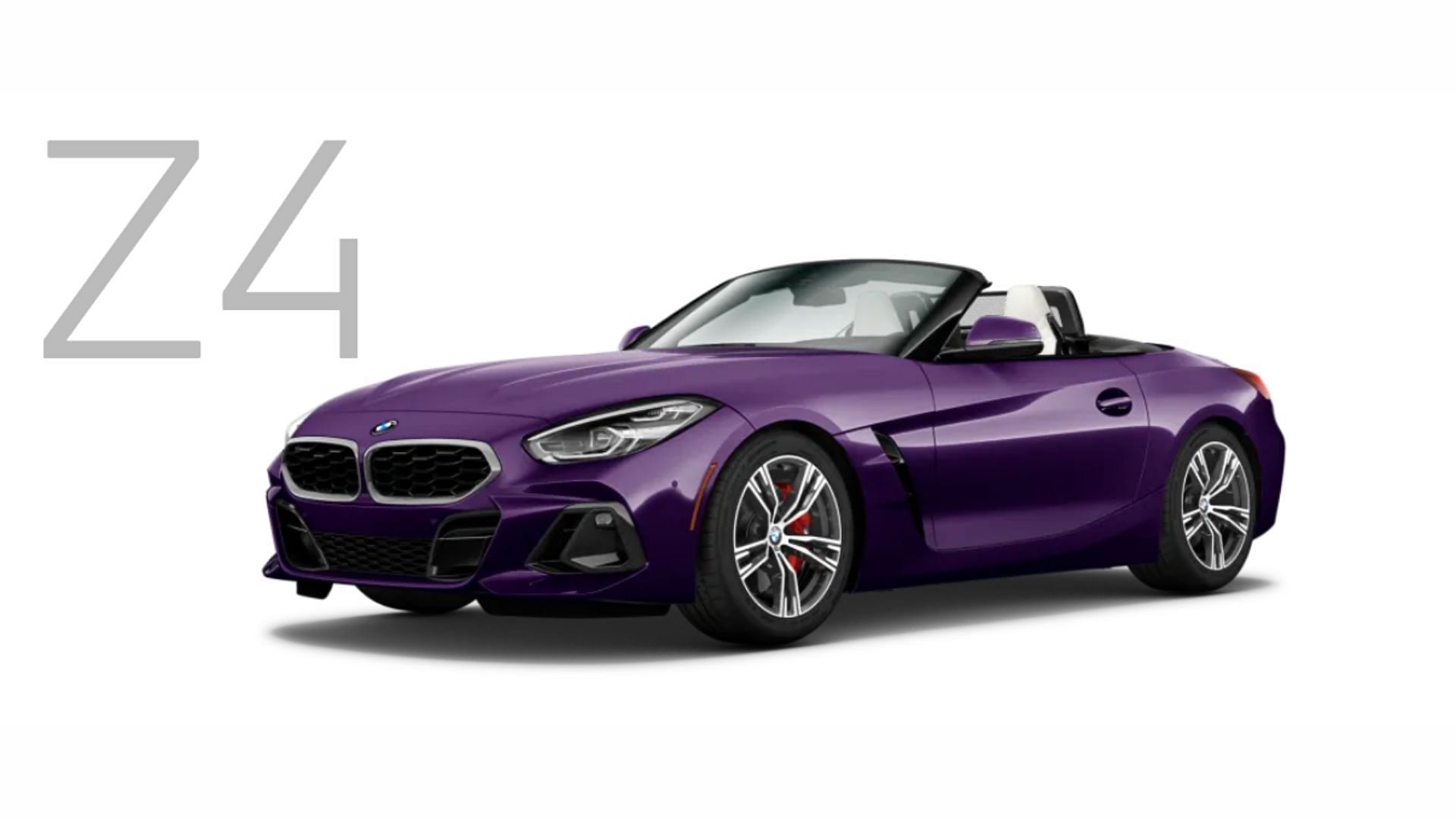 An official image of the BMW Z4 sDRIVE30i Roadster (Image via BMW USA)