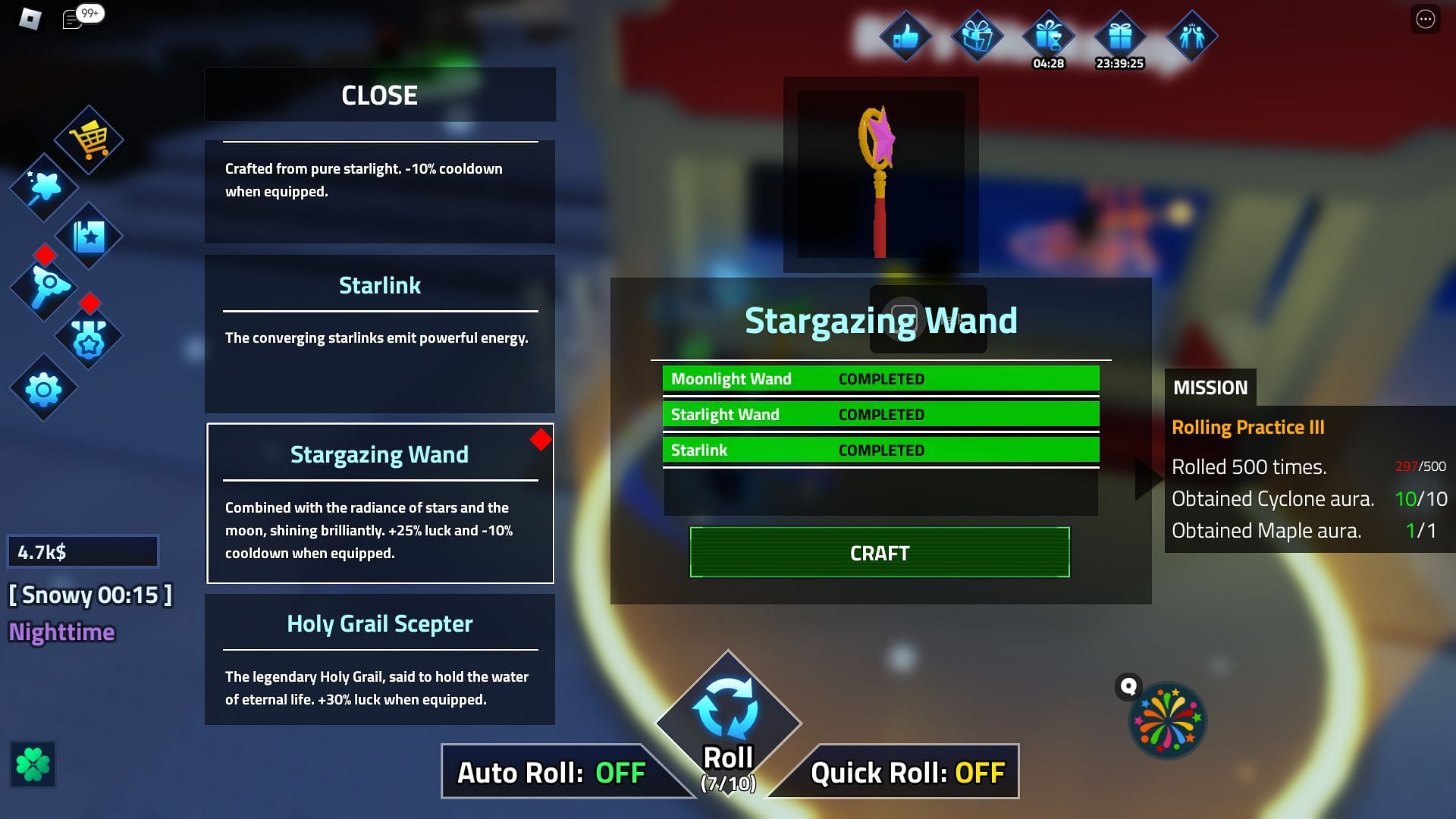 The advanced Stargazing Wand (Image via Roblox)