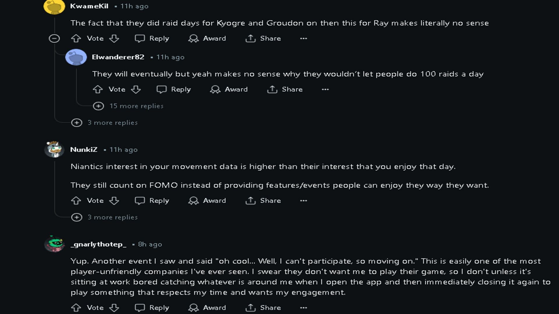 Niantic most likely requires players to attend these raids in person to collect more location data from their playerbase