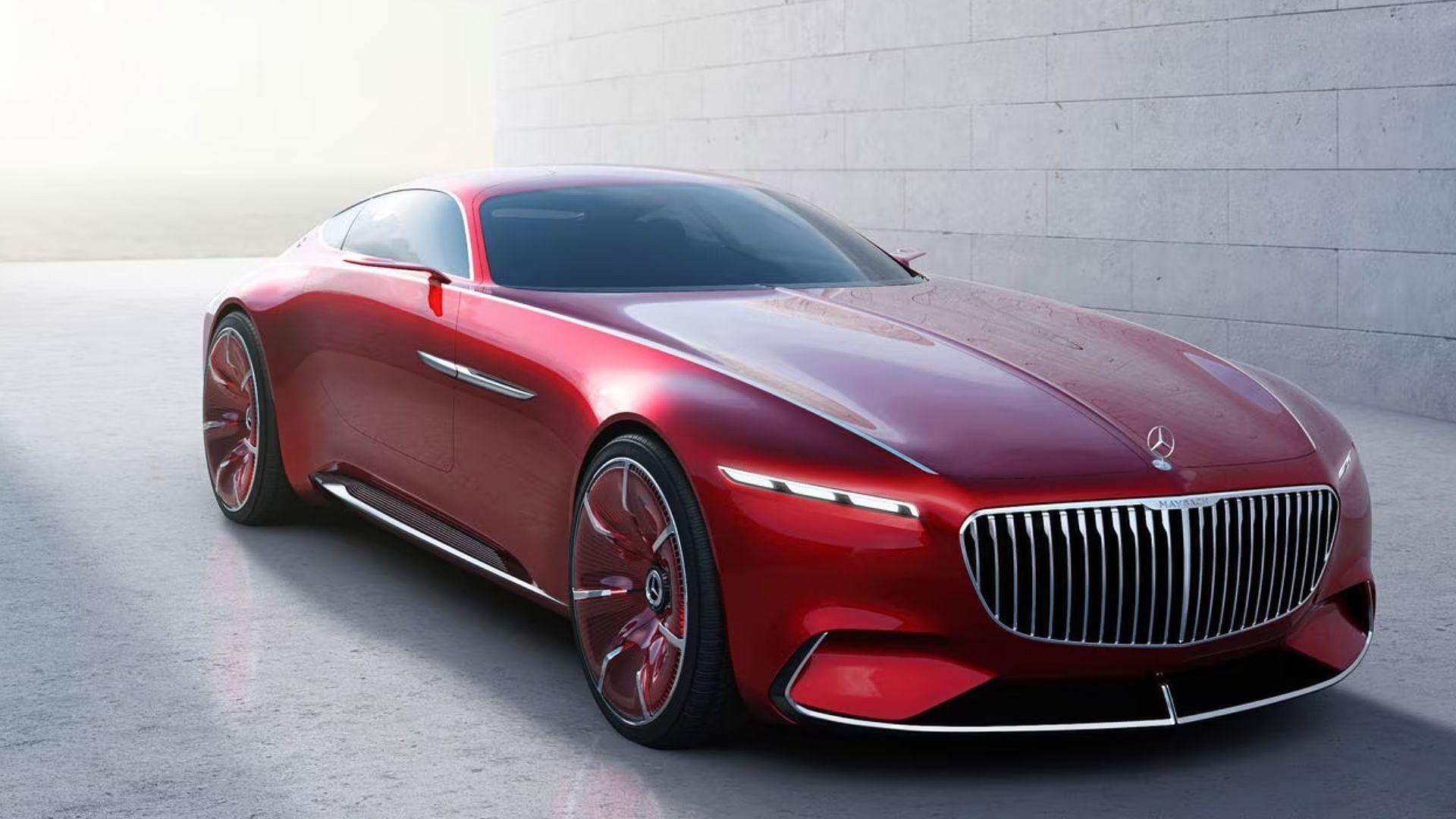 Here&#039;s a look at the Vision Maybach 6 (Image via mercedes-benz.com)