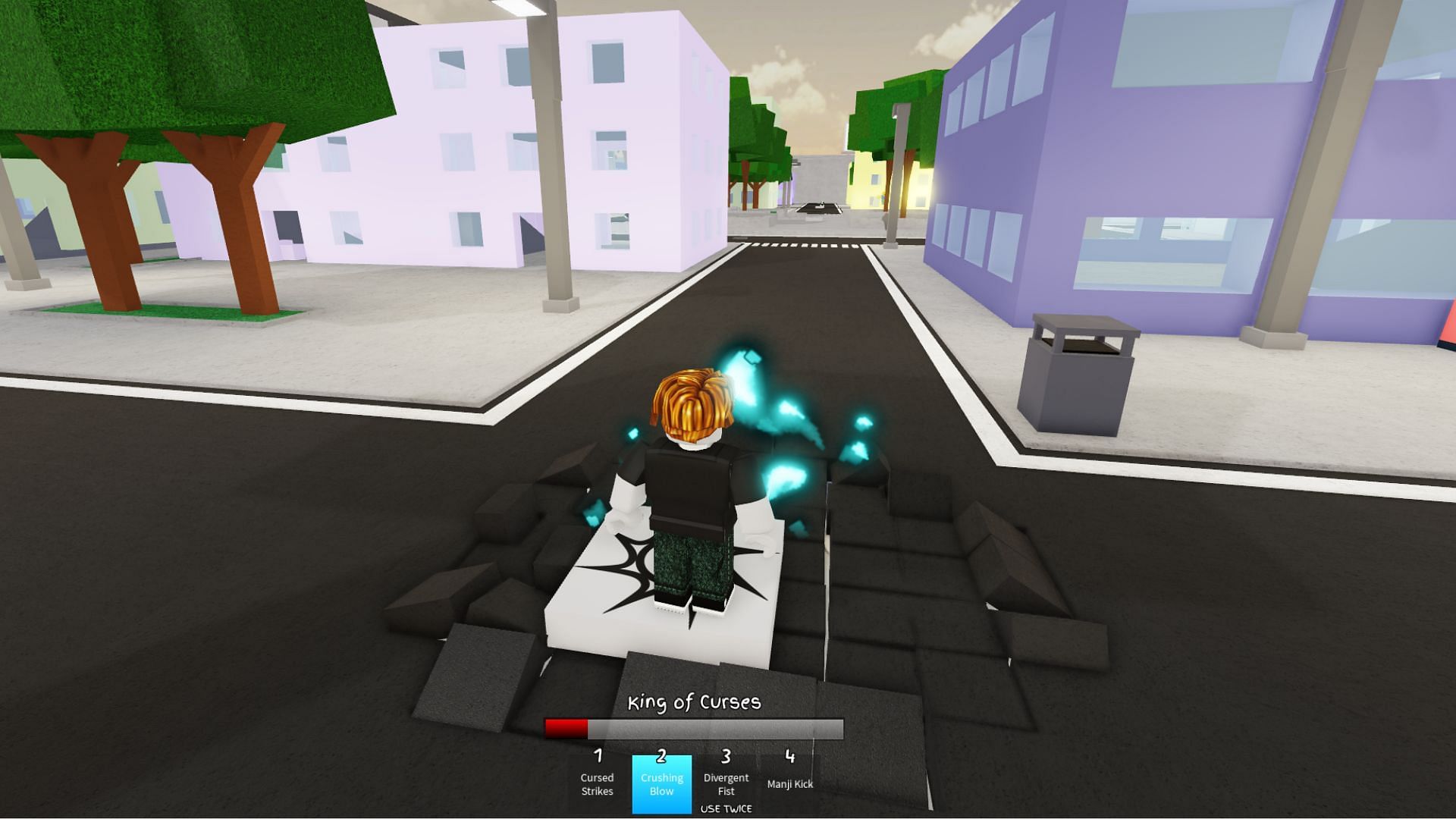 The base abilities of the Vessel are best for close-range combat (Image via Roblox)