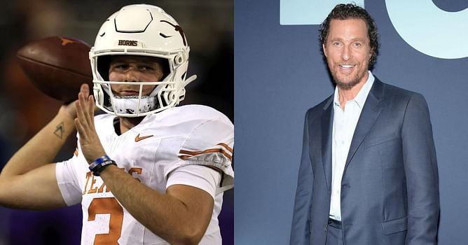 Quinn Ewers gets real on his relationship with American actor Matthew McConaughey: "It'd be cool to talk to him a little bit more"