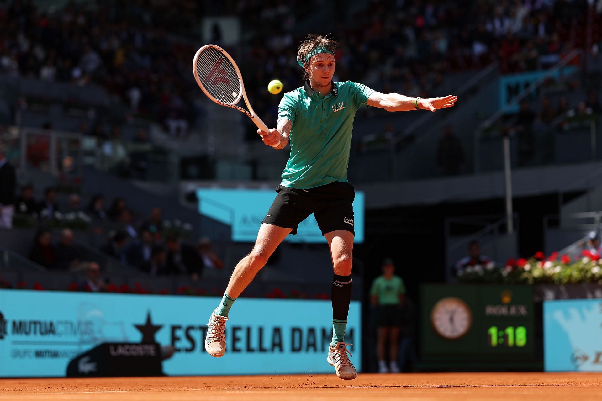 Alexander Bublik at the 2024 Madrid Open. (Photo: Getty)