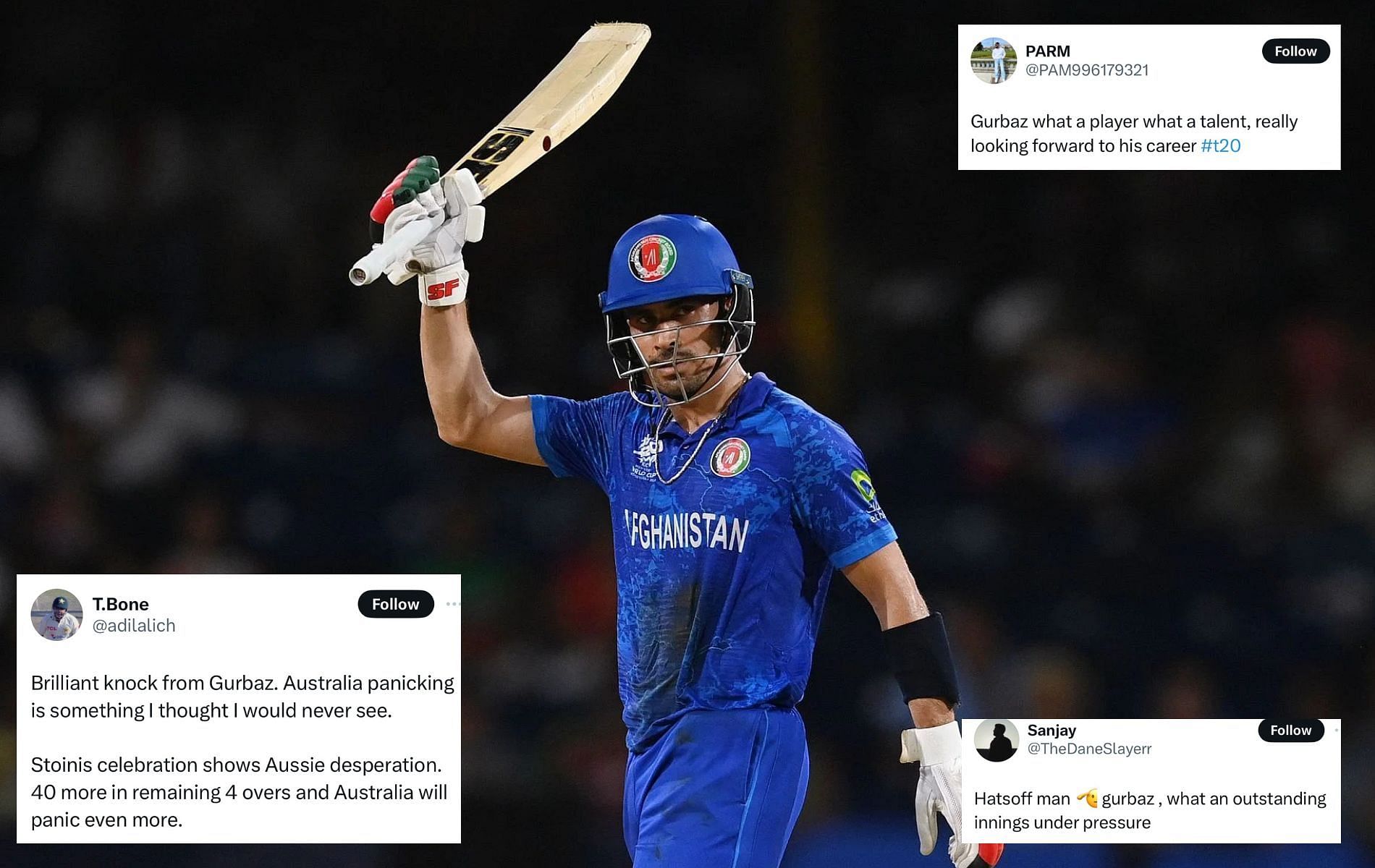 Rahmanullah Gurbaz is the currently the leading run-getter of the 2024 T20 World Cup. 