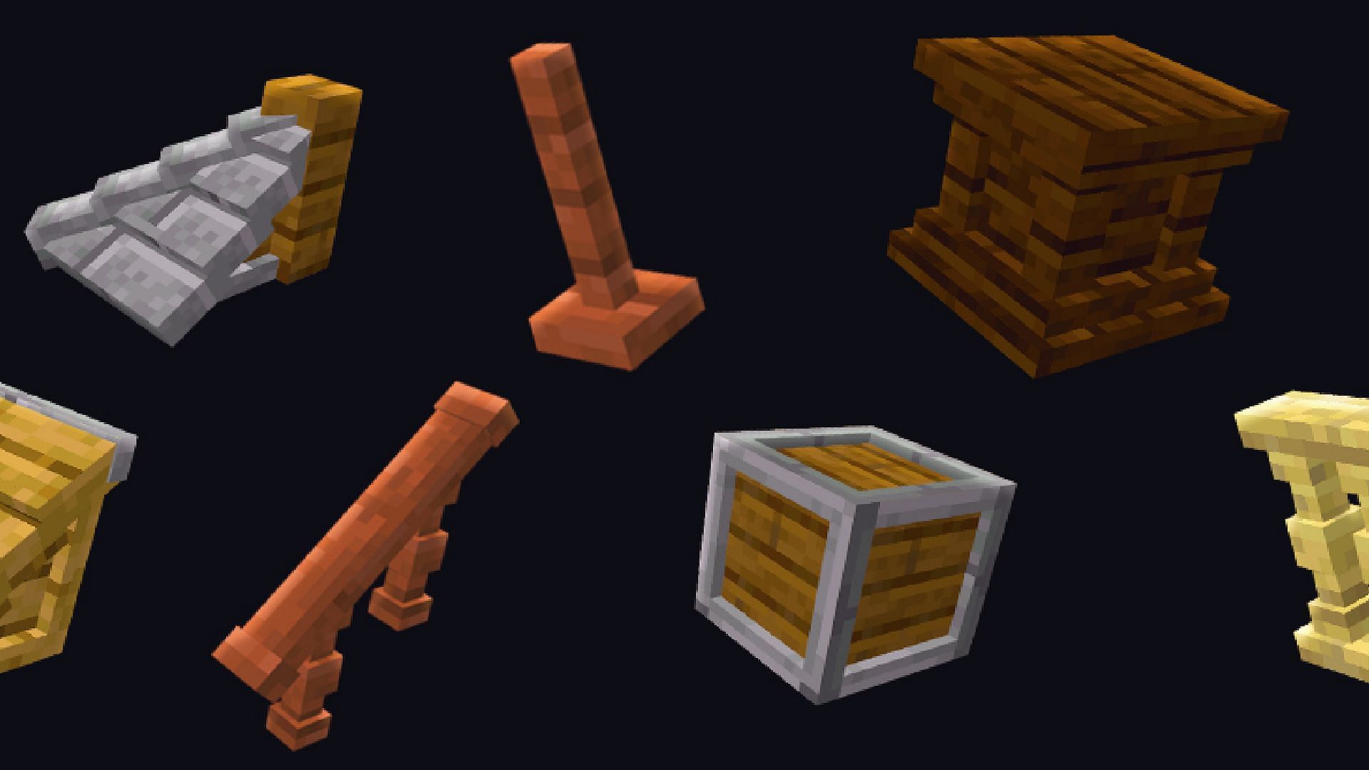 The blocks featured on the More Blocks Marketplace page (Image via Mojang)