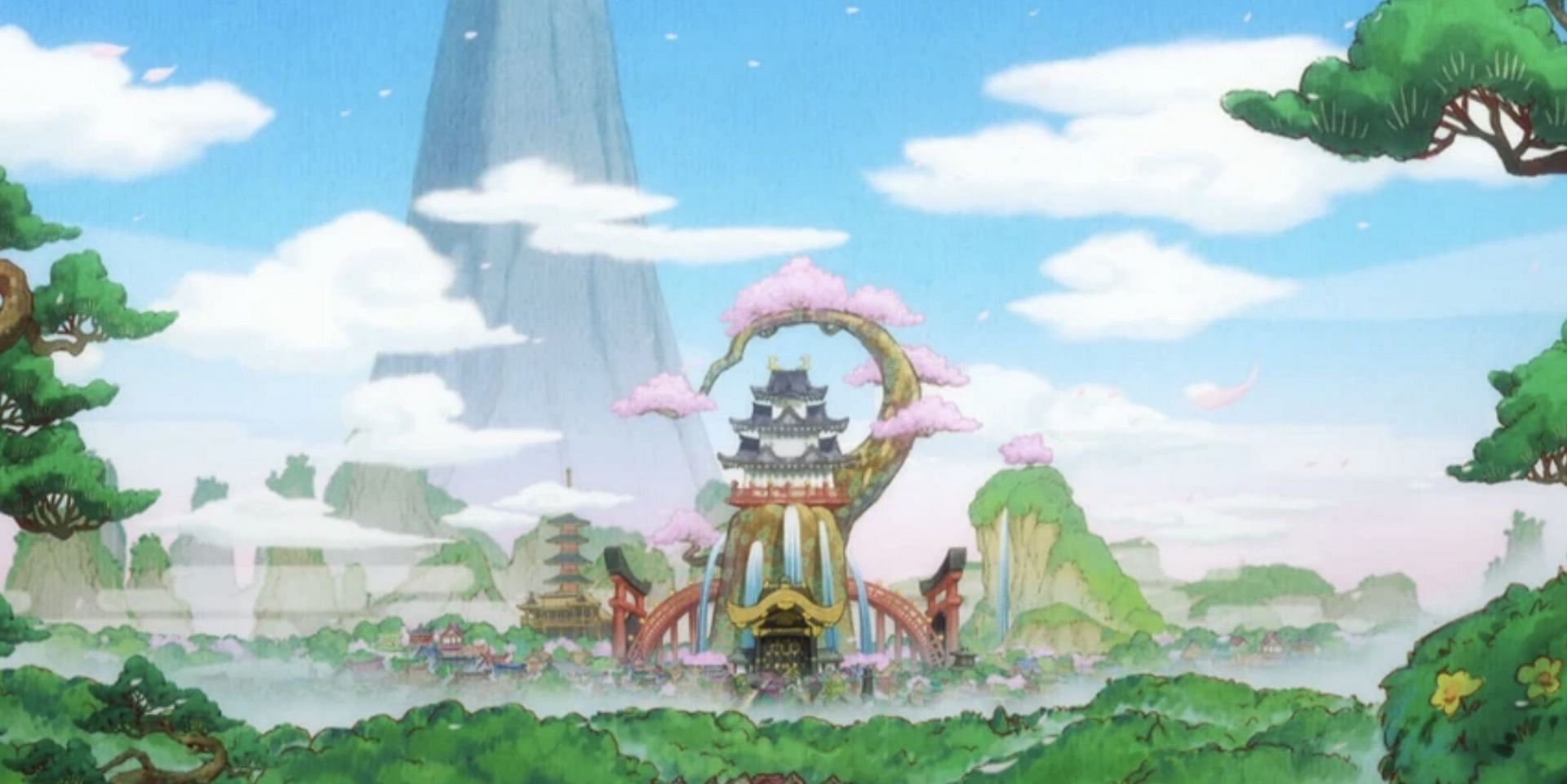 Wano Country as seen in anime (Image via Toei Animation)