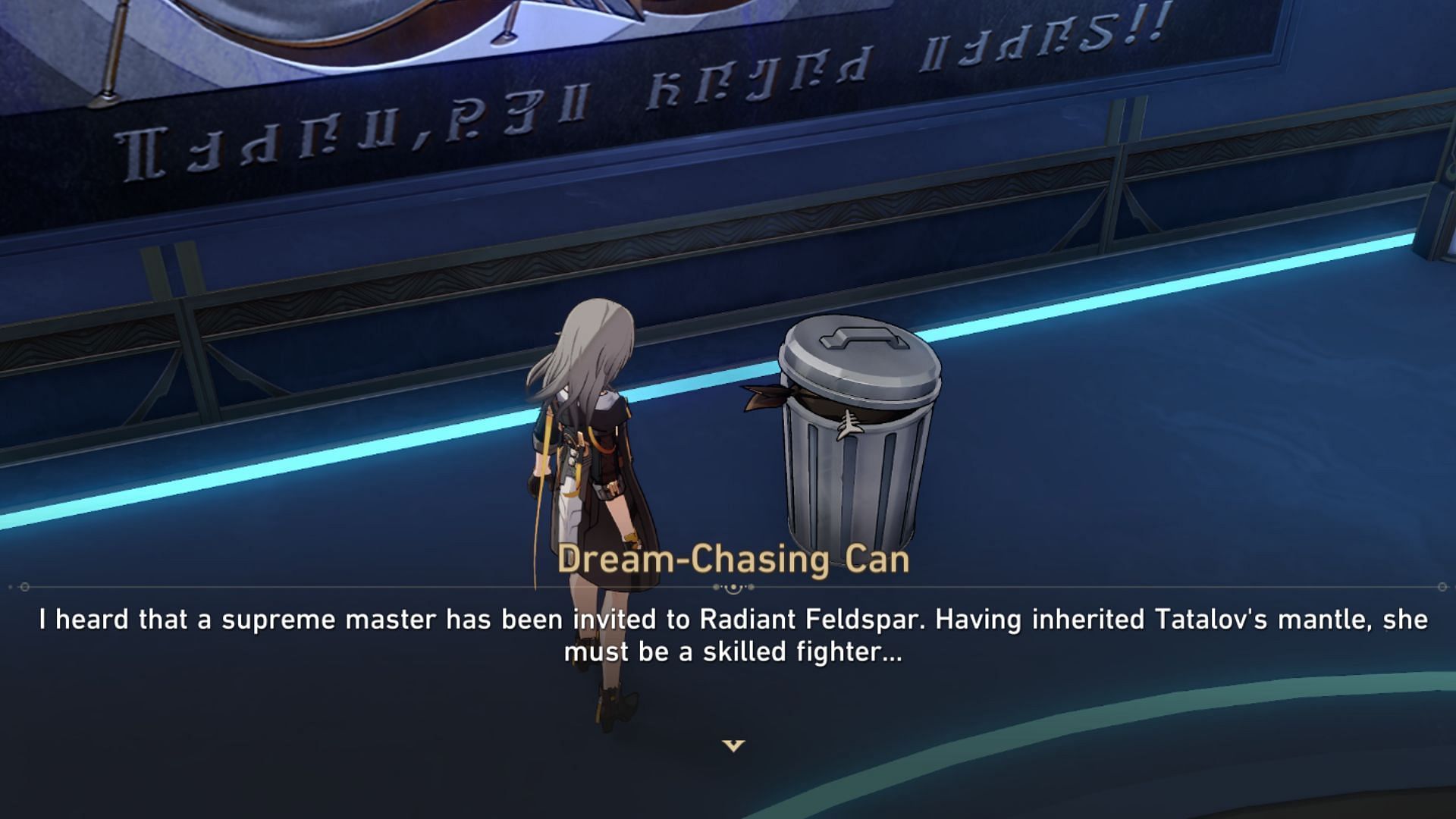 Image showing Trailblazer with a Lordly Trashcan in Honkai Star Rail