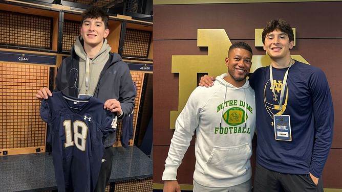 "He gave me a ton of tips": 4-star TE JC Anderson shares his experience working out with Notre Dame staff