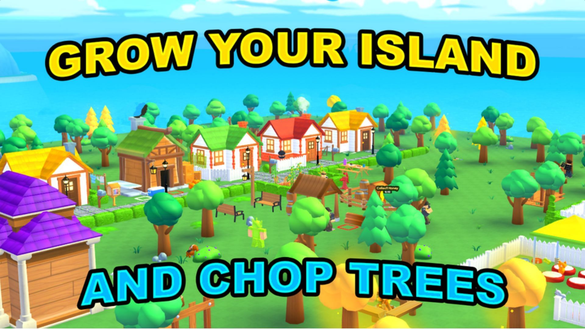 Grow your own island in Timber 2 (Image via Roblox)