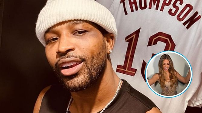 In Photos: Tristan Thompson spotted dining with Khloe Kardashian without their kids in sight