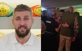 Carl Froch reacts after Tyson Fury's alcoholic outing in hometown pub goes viral: "I hope he's fine, I hope he's coping with it"