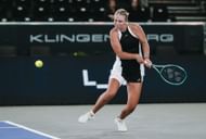 Clara Tauson at the 2024 Linz Open