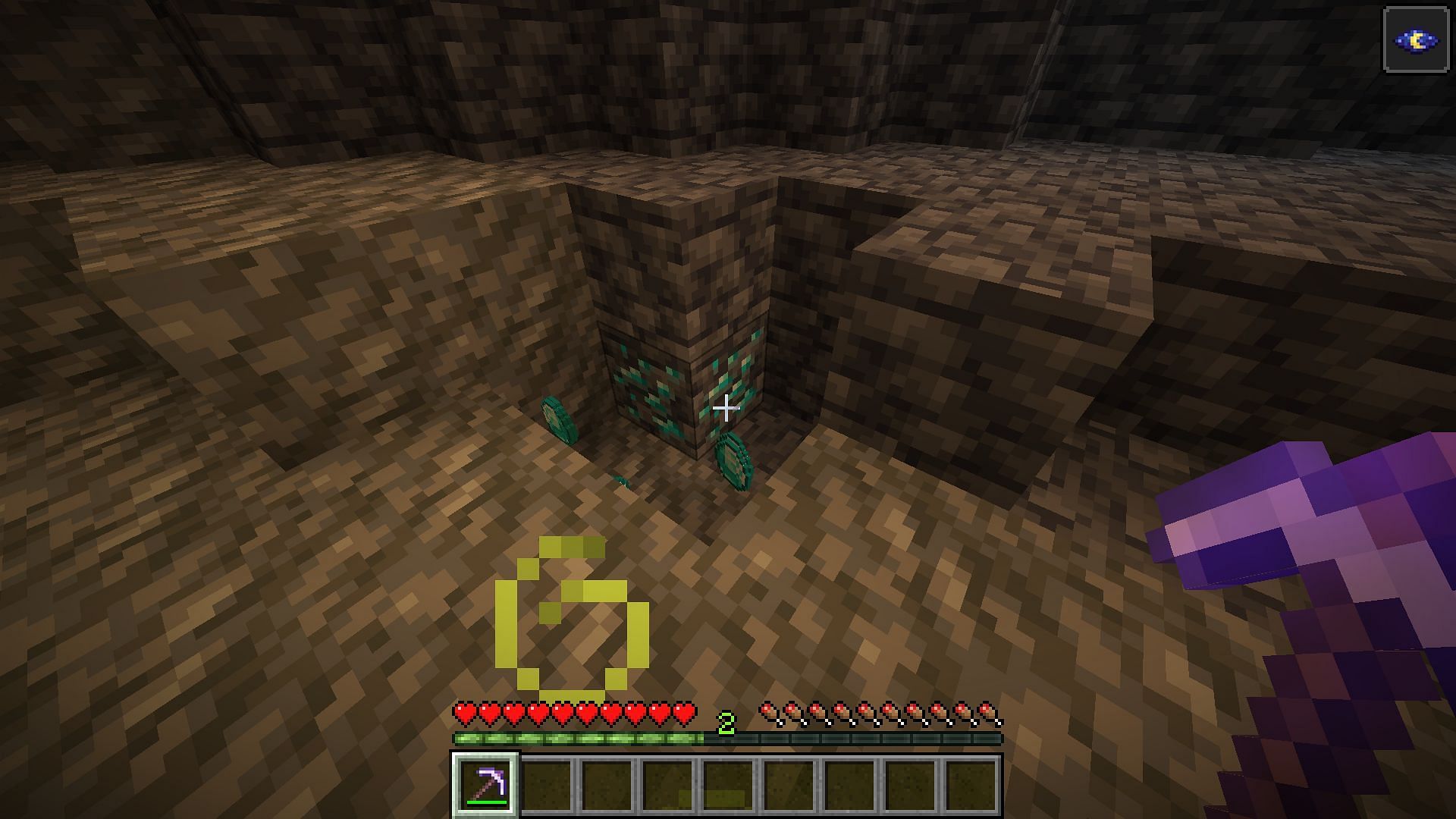 Mining the right height levels is still a great way to find diamonds in Minecraft 1.21 (Image via Mojang)