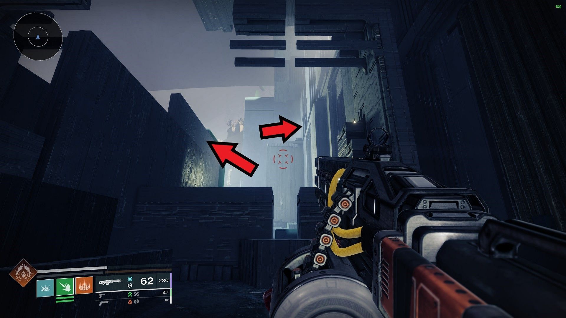 Way to the third room for red-border in Destiny 2 (Image via Bungie)