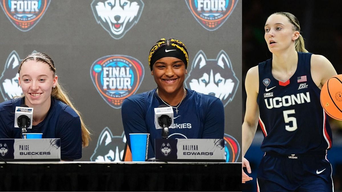 UConn star Paige Bueckers, former teammate Aaliyah Edwards