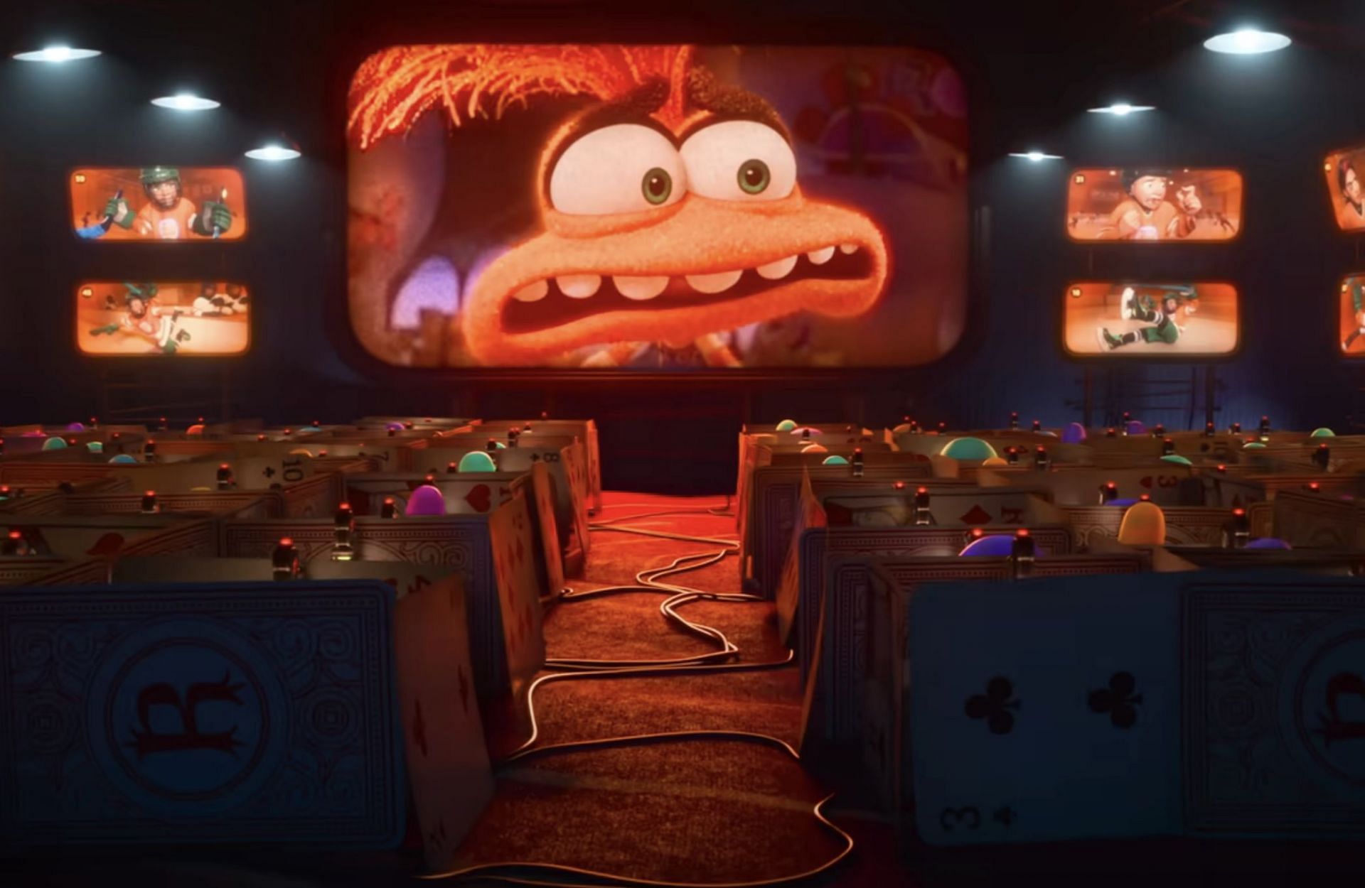 Anxiety creating panic in Inside Out 2 (Image via Youtube / Pixar)