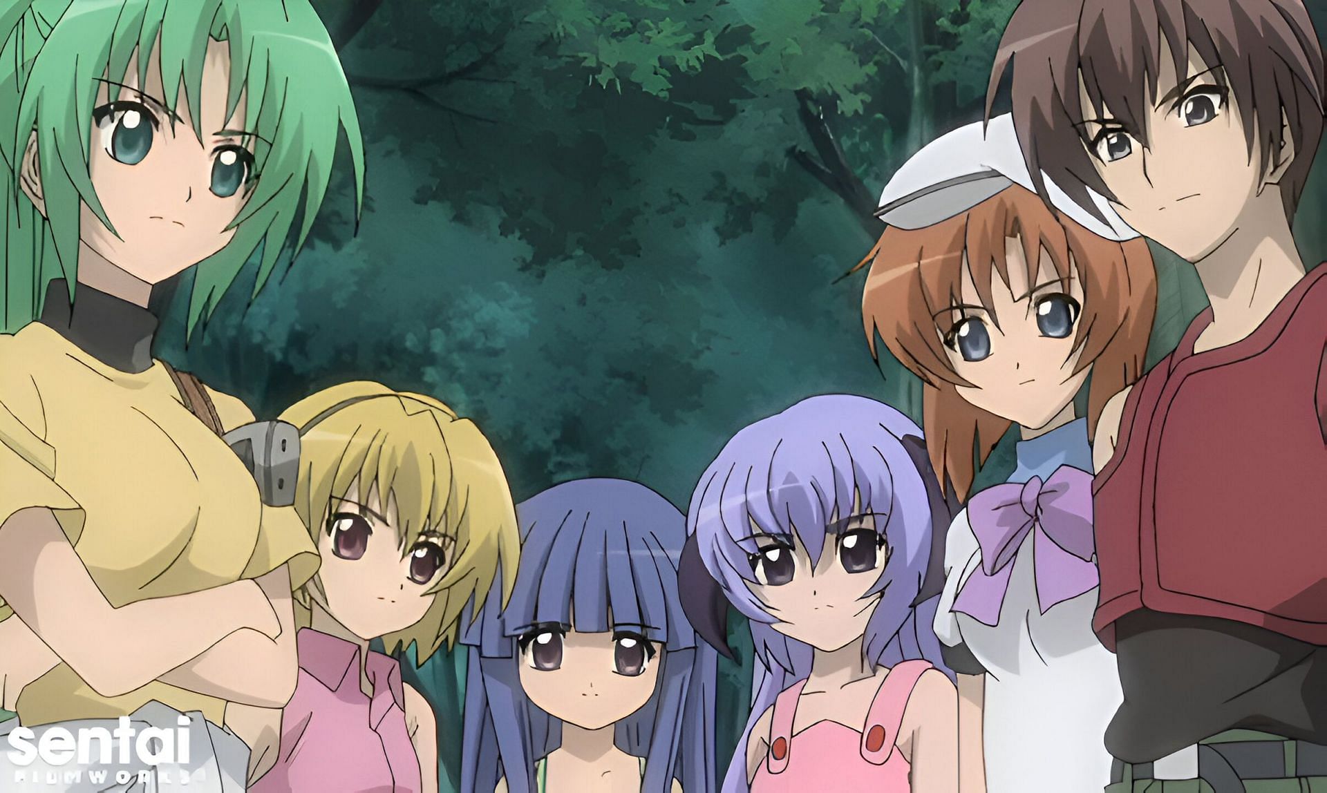 The main cast as seen in the anime (Image via Studio Deen)