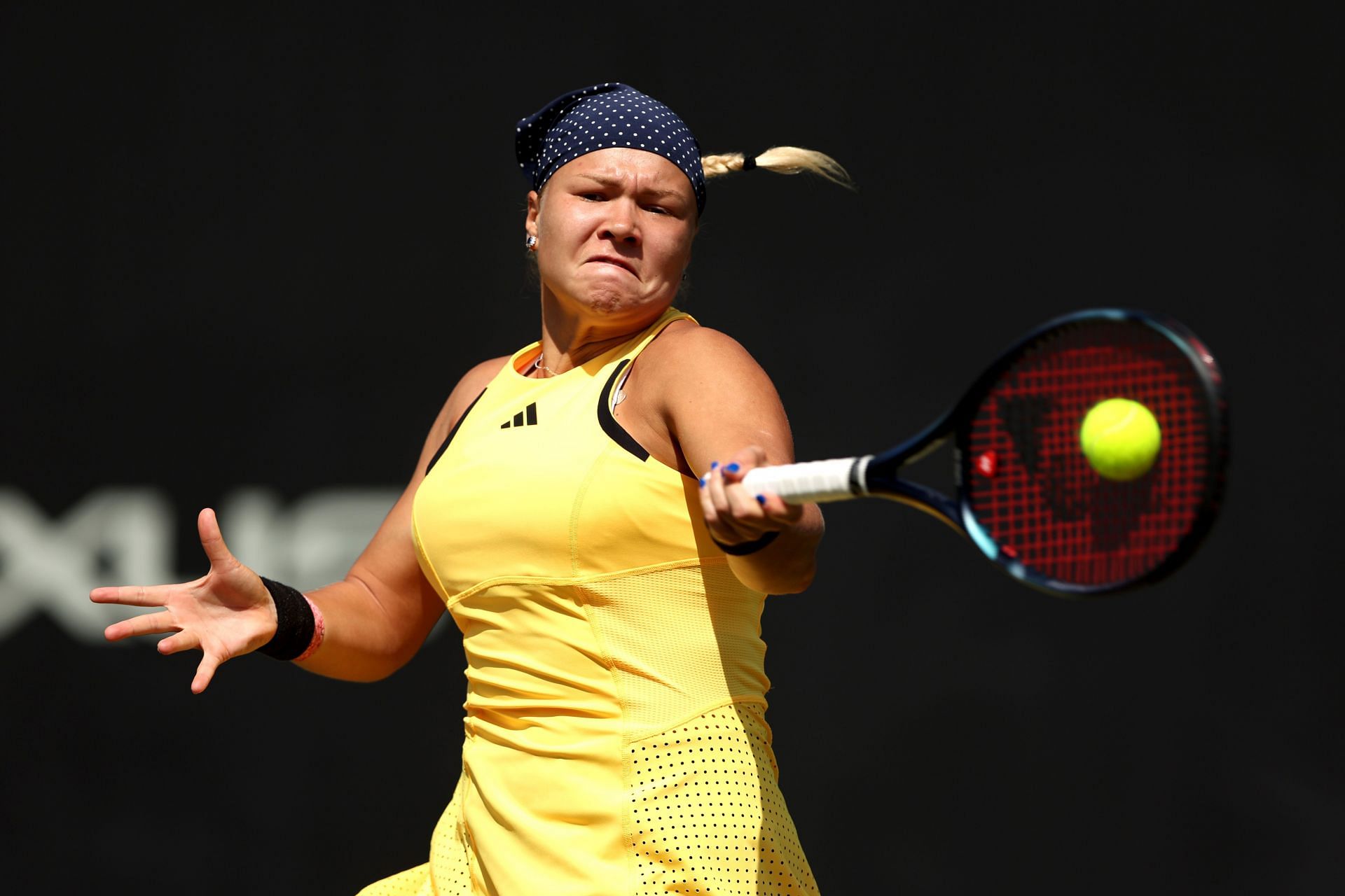 Diana Shnaider at the 2024 Rothesay Classic in Birmingham (Image via Getty)