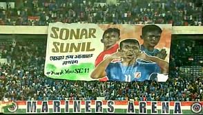 WATCH: Salt Lake Stadium erupts as Sunil Chhetri takes the field for his final game for India