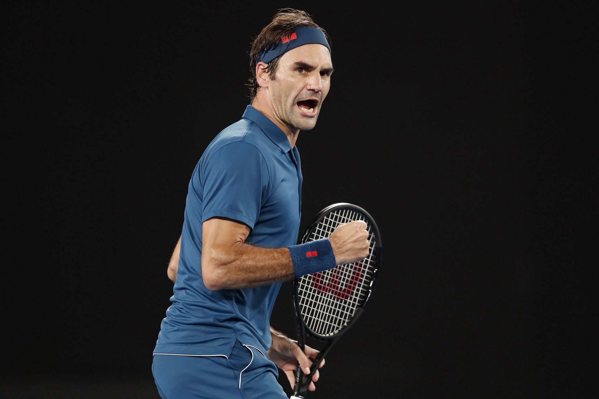 Roger Federer at the 2019 Australian Open