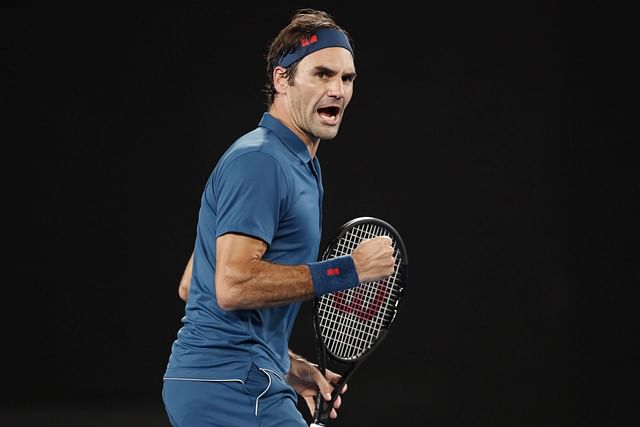 Roger Federer at the 2019 Australian Open