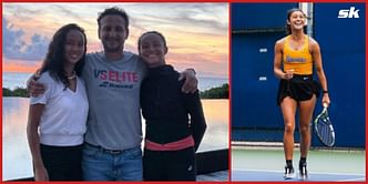 "My dad purposely stepped away, so I don't hide behind him" - Leylah Fernandez's sister Bianca on coaching relationship with father