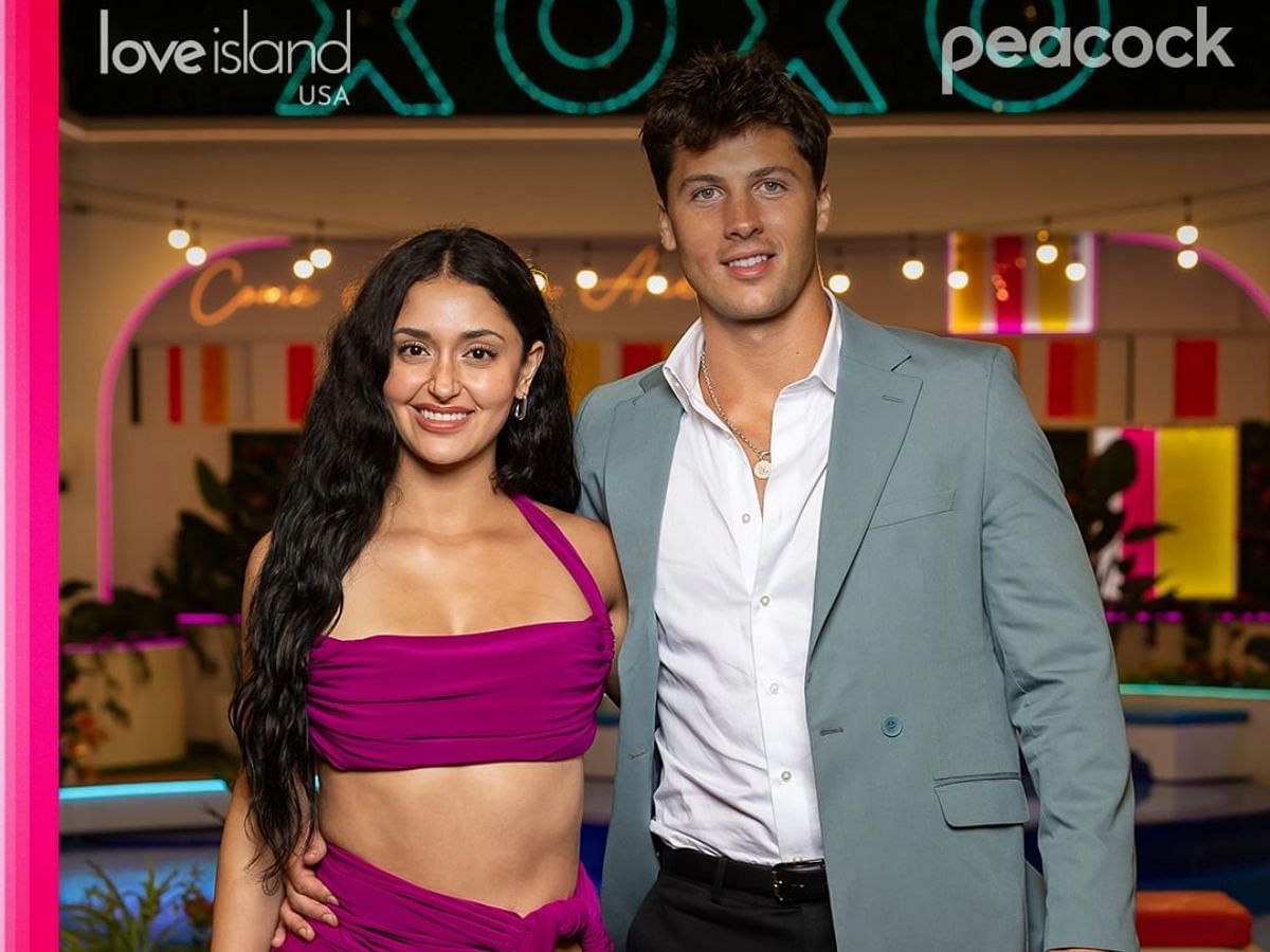 Leah and Rob from Love Island USA (Image via Instagram/@loveislandusa)