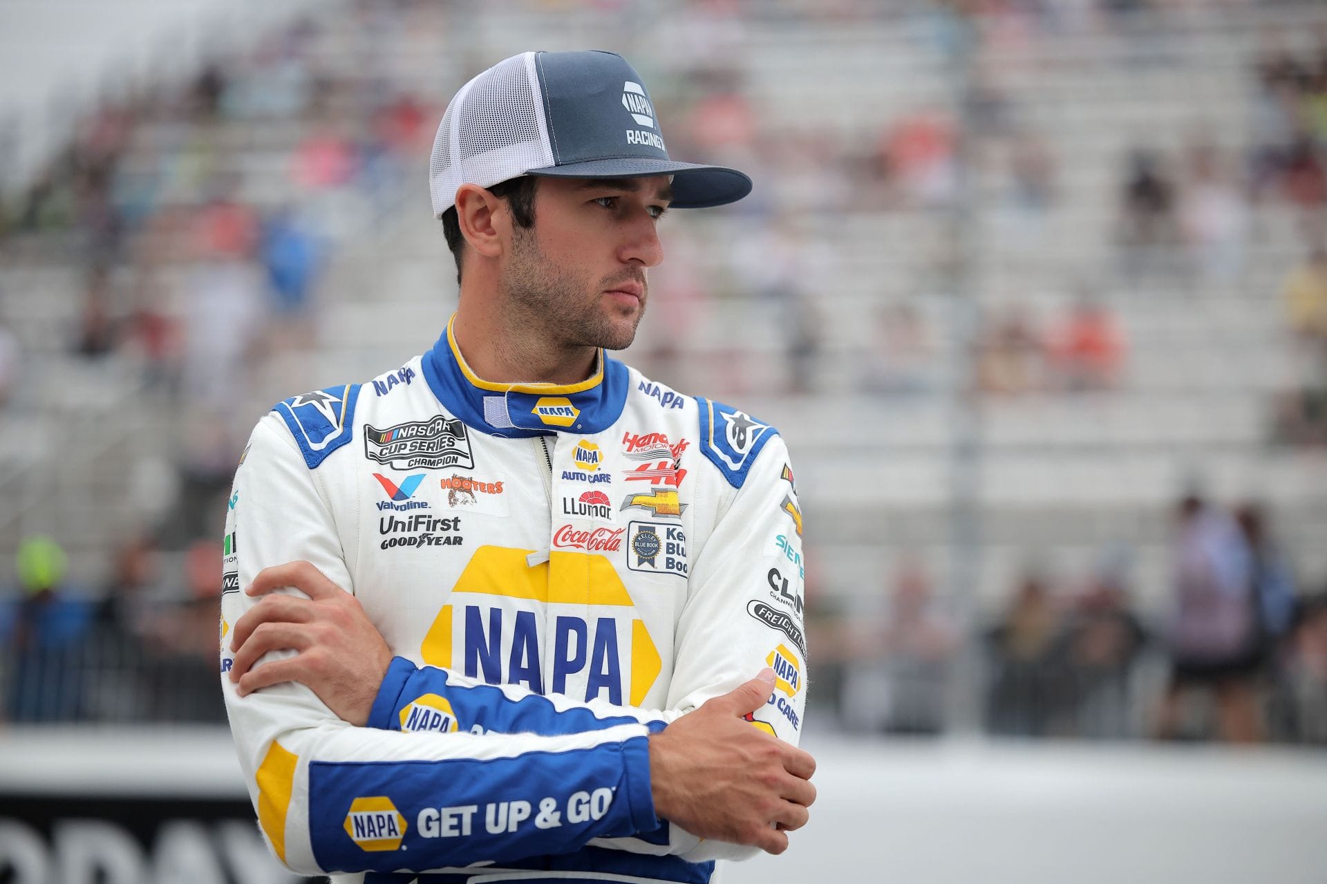 HMS' Chase Elliott criticizes NASCAR's wet-tire rule: "Want freedom to