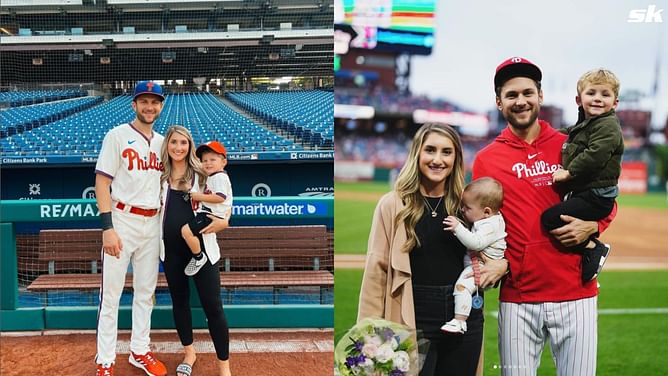 "Happy to be cheering on our guy again" - Trea Turner's wife Kristen and their kids show support for Phillies' ace shortstop at Citizens Bank Park