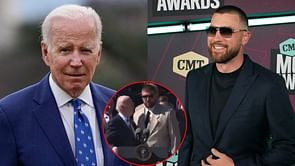 Travis Kelce laughs about avoiding repeat of 2023 White House stunt: “President Biden, they told me if I came up here, I’d get tased”
