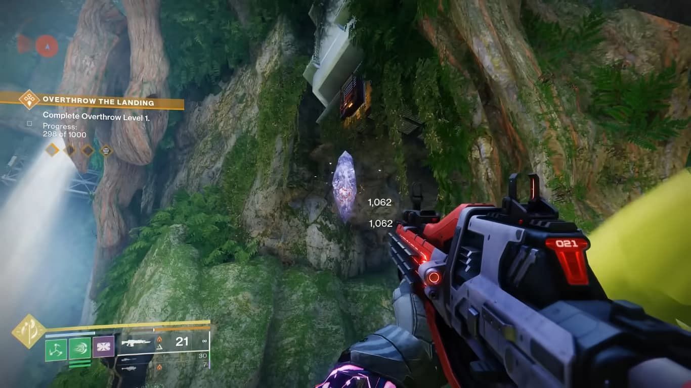 Shoot at Hive Crystals for the Greenery quest (Image via Bungie)