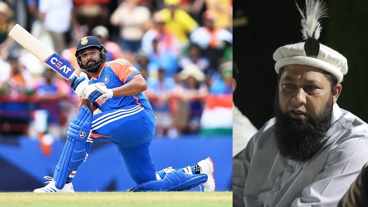 रोहित शर्मा और इंजमाम उल हक के बीच छिड़ी जंग (Photo Courtesy: X/@Inzamam08)                               