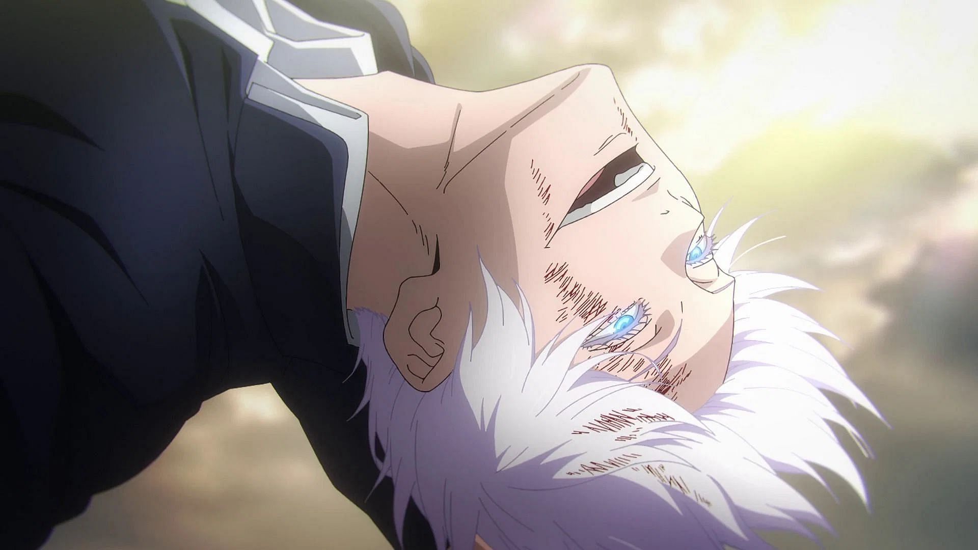 Satoru Gojo as seen in the Jujutsu Kaisen anime (image via MAPPA)