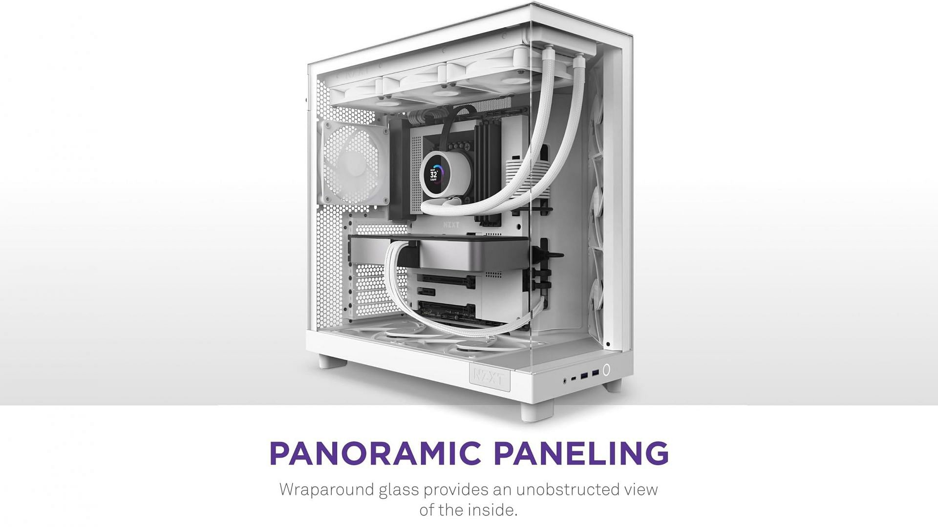 Picture of Lian Li O11 Vision PC case with three sided tempered glass panels