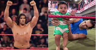 भारतीय WWE दिग्गज The Great Khali के बेटे ने रिंग में किया धमाकेदार 'डेब्यू', पिता शेर तो बेटा सवा शेर, देखिए मजेदार वीडियो