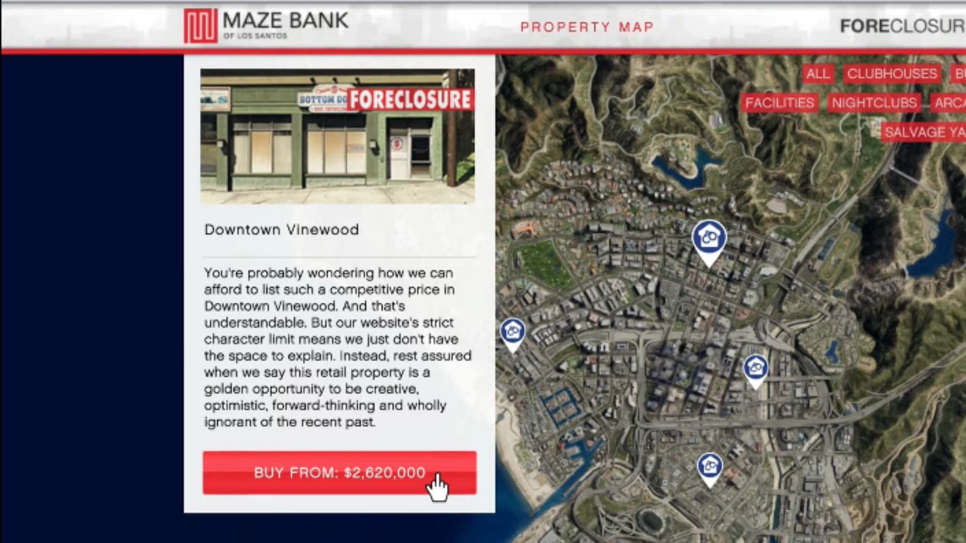 The Bail Enforcement business properties are quite expensive (Image via YouTube/TGG)