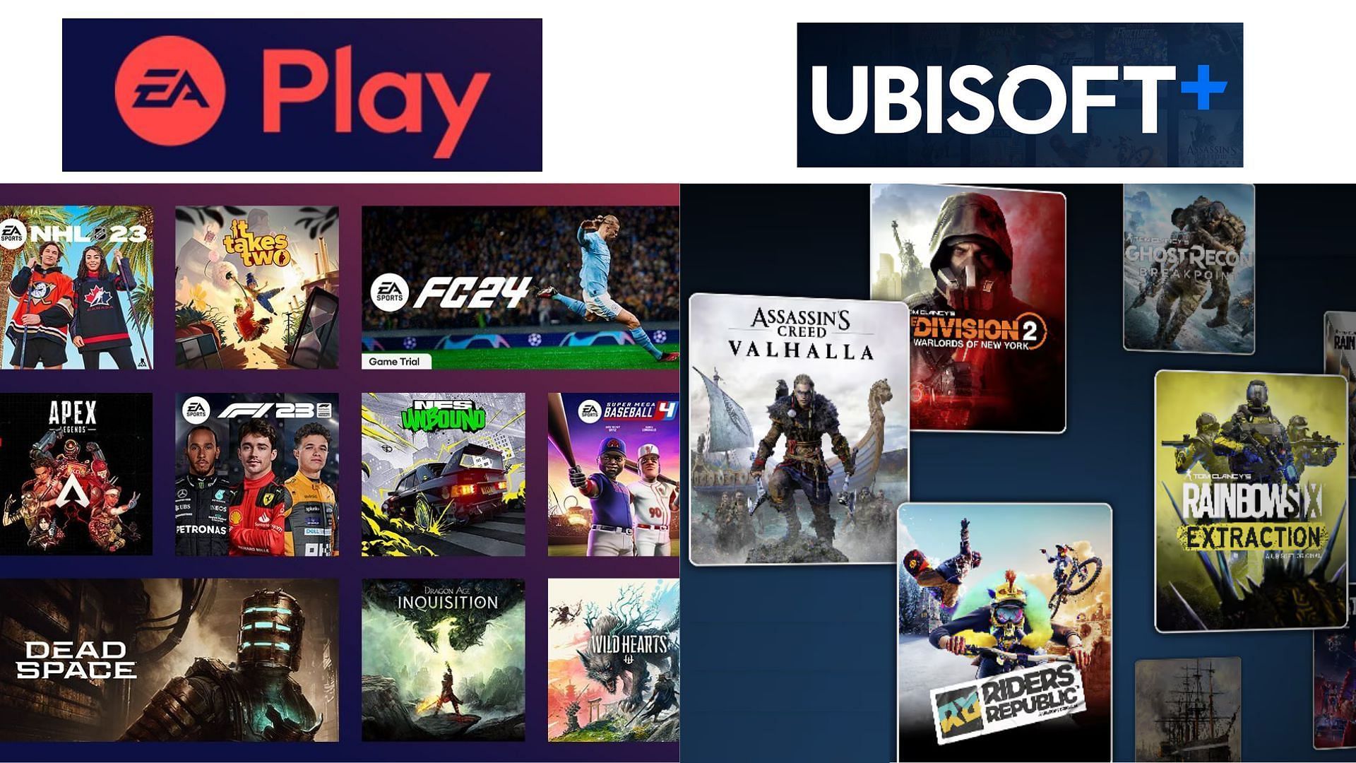 Both subscriptions have quite a few differences (Image via Ubisoft, Xbox)