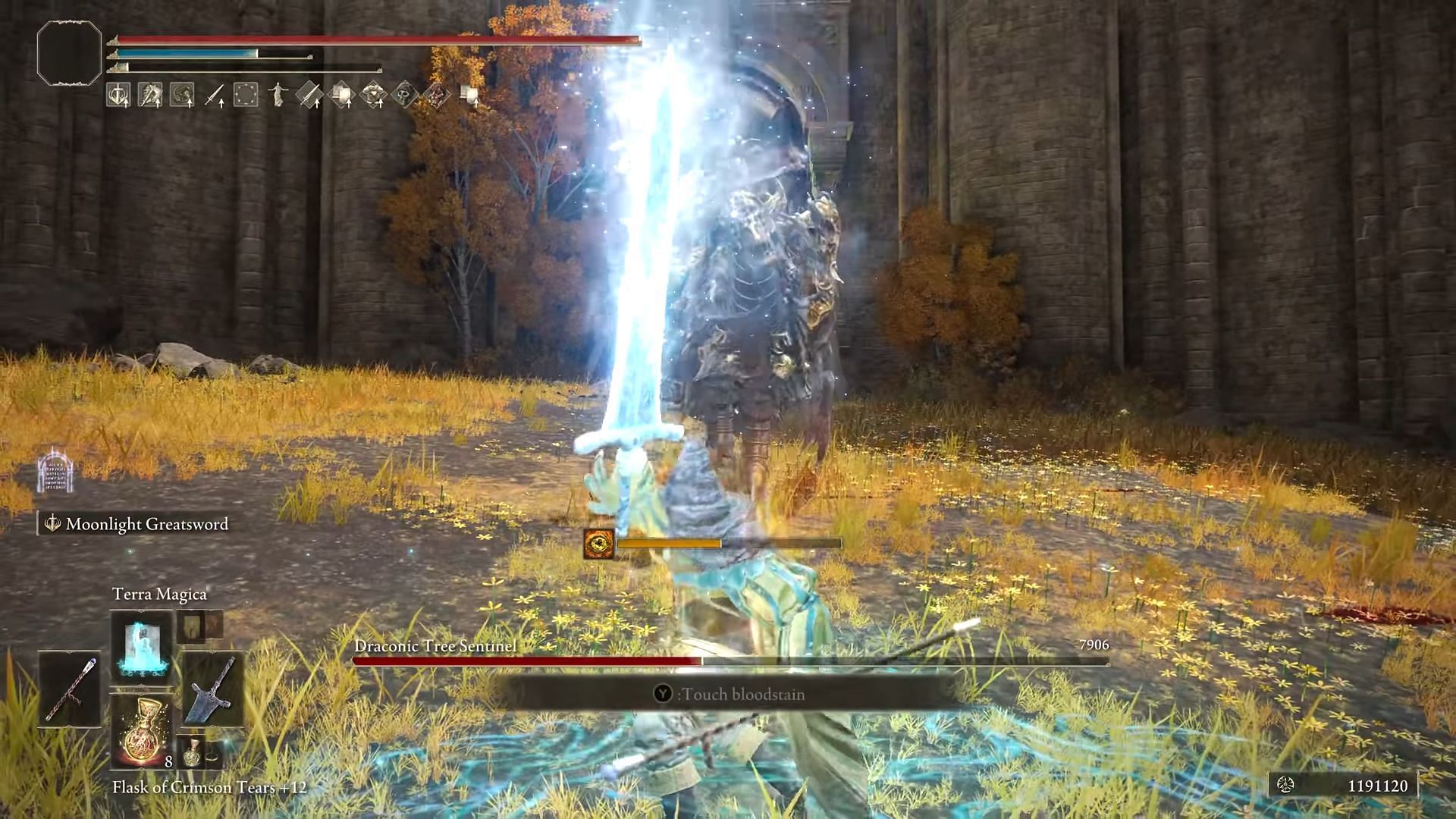 The Dark Moon Greatsword is one of the best weapons in Elden Ring (Image via FromSoftware || YouTube/Your Average Gamer)