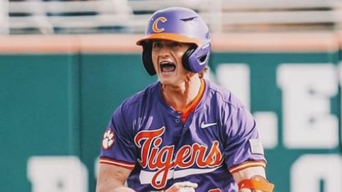 Nolan Nawrocki had a good freshman season for Clemson, hitting 264 with four home runs and 24 RBIs in 36 games. (Image Source: https://www.instagram.com/p/C30O9TLuZNj/)