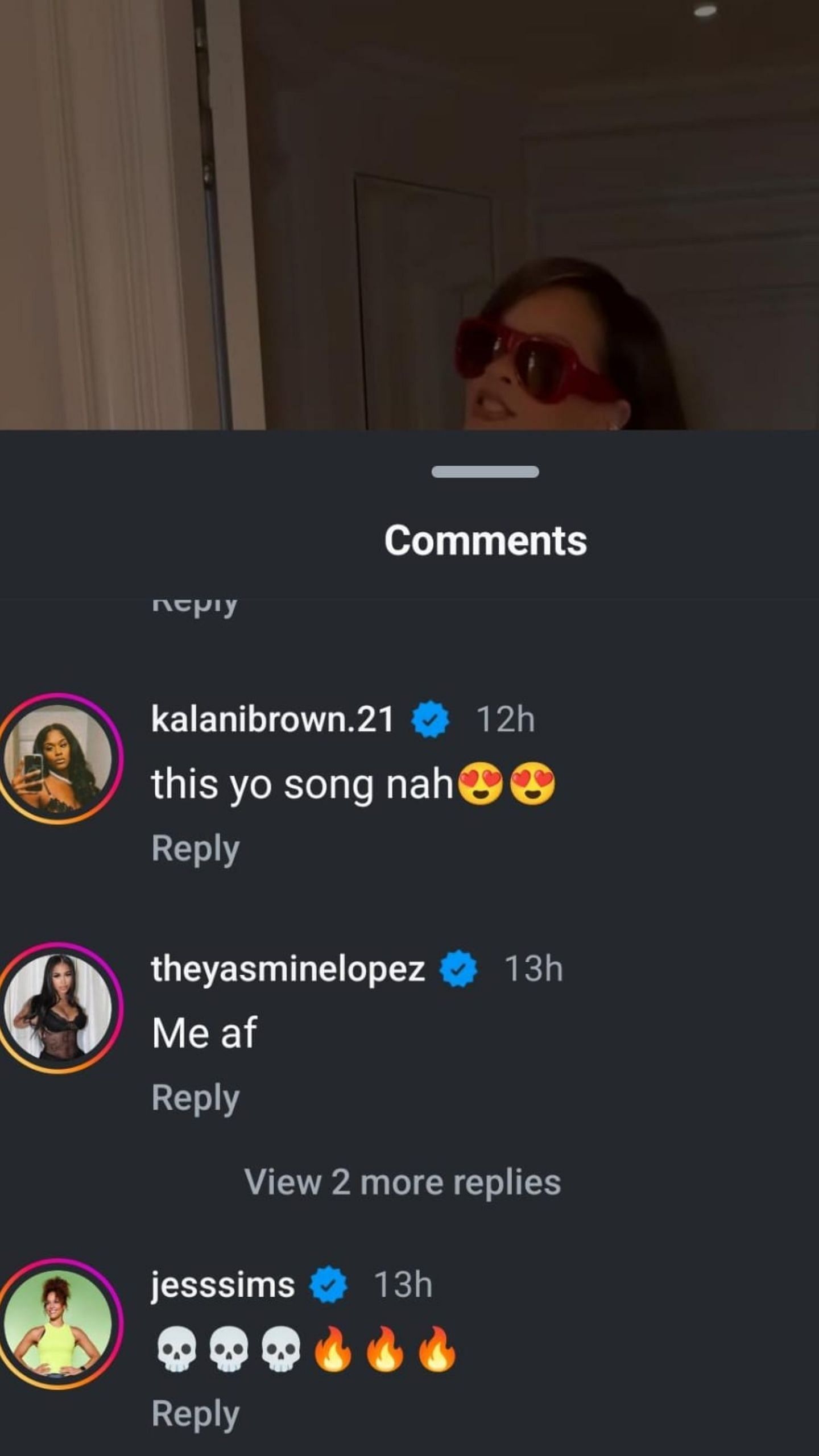 Kalani Brown&#039;s comment