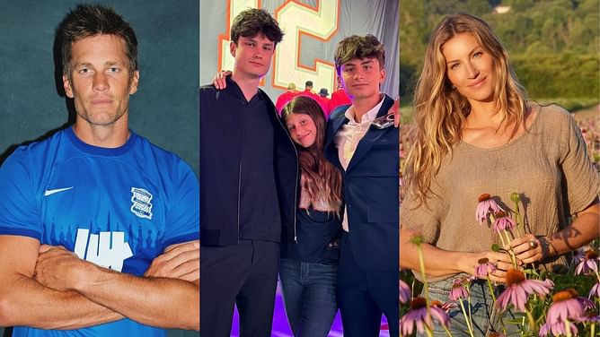 Tom Brady's kids spend time with Gisele Bundchen and her boyfriend Joaquim Valente with Patriots legend jetting off to France