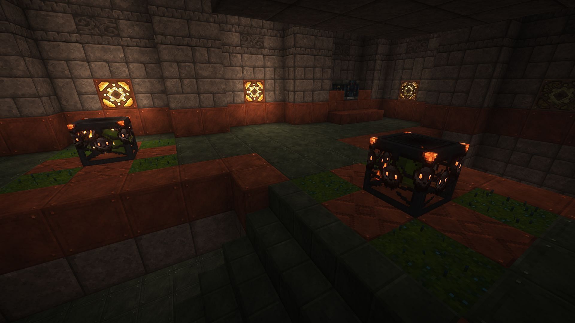 Trial chambers are a great spot to see Alacrity&#039;s cartoon flair (Image via Mojang Studios)