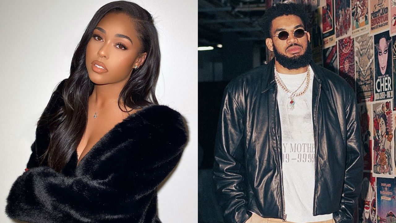 Karl-Anthony Towns and Jordyn Woods make style statement in all-black outfits during Paris Fashion Week [Woods and KAT X handle]