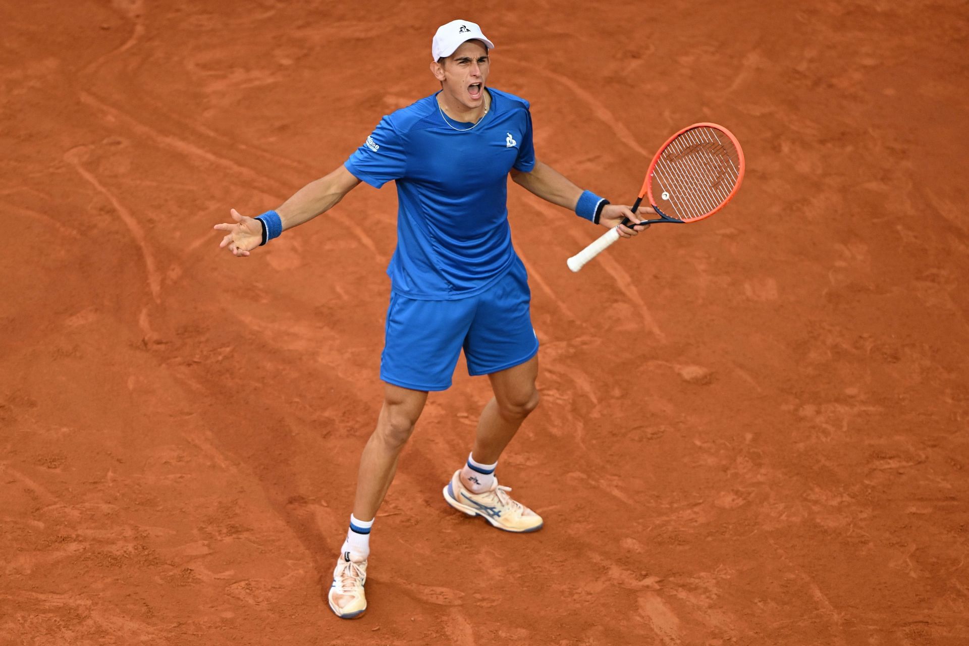 Matteo Arnaldi at the 2024 Italian Open. (Photo: Getty)