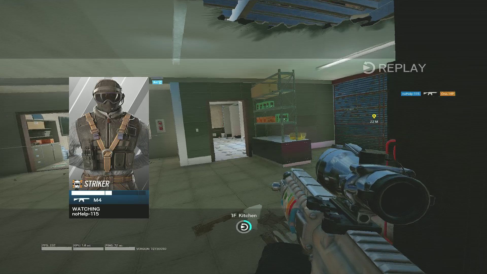 Post-round dimmed lighting is noticeable here on Coastline Jail (Image via Ubisoft)