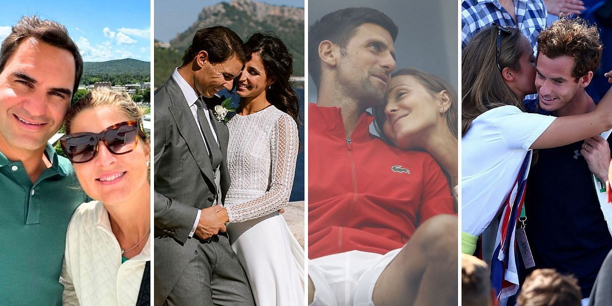 Each of Federer, Nadal, Djokovic and Murray has acknowledged the importance of his wife in his life
