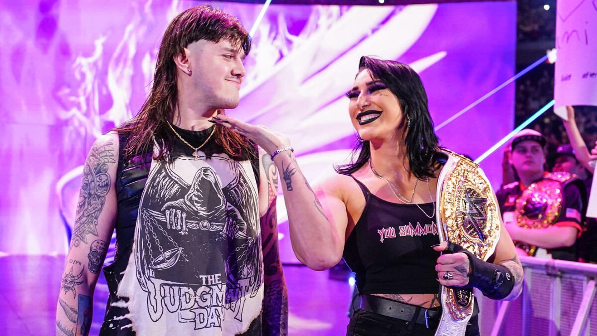 Dominik Mysterio and Rhea Ripley [Image credits: WWE.com]