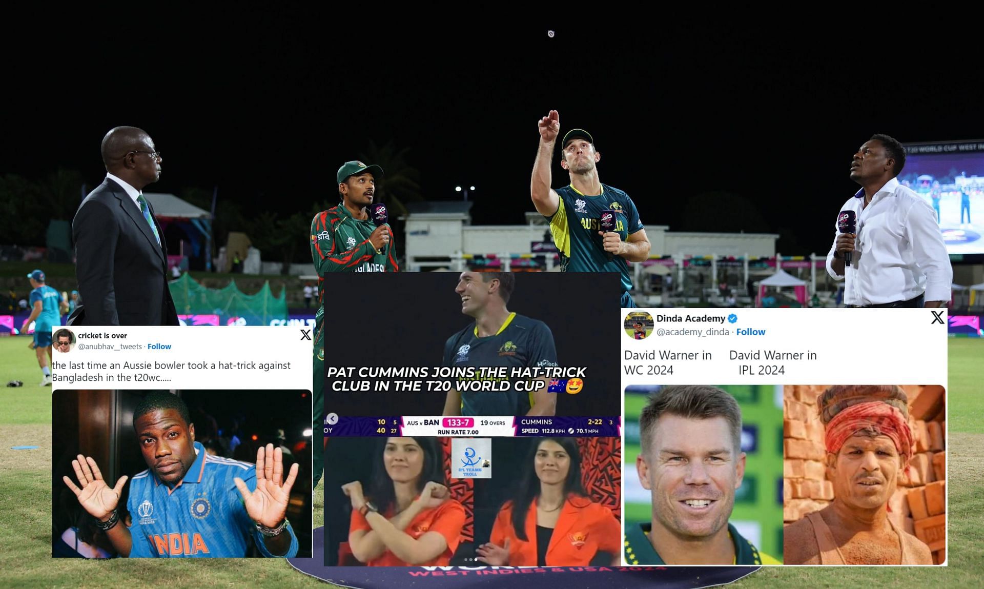 Top 10 funny memes from AUS vs BAN WC match (Image credit: ICC/X)
