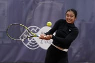 Alexandra Eala at the 2024 W75 Bellinzona. (Photo: Getty)