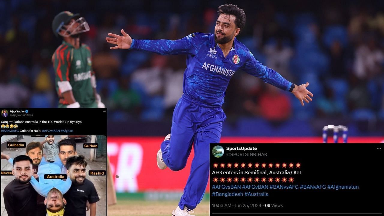 सेमीफाइनल में पहुंची अफगानिस्तान (Photo Courtesy: x/@ACBofficials)                               